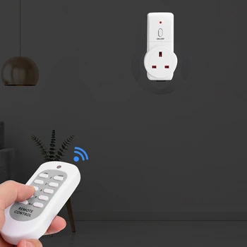3pcs UK Plug Classic Colors and Simple Durable Design Wireless Remote Control Smart Socket Electrical Outlet Light Switch
3pcs UK Plug Classic Colors and Simple Durable Design Wireless Remote Control Smart Socket Electrical Outlet Light Switch