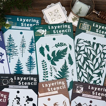 Bullet Journal Stencil Set Creative Forest Series Bullet Journal Painting Drawing Tool DIY Hollow out Ruler Korean Stationery
Bullet Journal Stencil Set Creative Forest Series Bullet Journal Painting Drawing Tool DIY Hollow out Ruler Korean Stationery