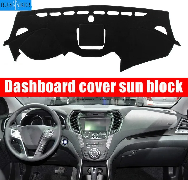 Car Dashboard Cover Mat Pad Sun Shade Instrument Cover Carpet Accessories For Hyundai Santa Fe IX45 Maxcruz 2013 2014 2015 -2018
Car Dashboard Cover Mat Pad Sun Shade Instrument Cover Carpet Accessories For Hyundai Santa Fe IX45 Maxcruz 2013 2014 2015 -2018