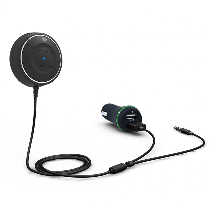 Автомобильный комплект совместимый с Bluetooth 4 0 NFC разъем 3 5 мм стерео AUX музыкальный