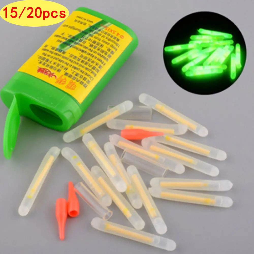 15/20Pcs Fishing Float Fluorescent Lightstick Light Night Float Rod Lights Dark Glow Stick Useful Lots Fishing Party
15/20Pcs Fishing Float Fluorescent Lightstick Light Night Float Rod Lights Dark Glow Stick Useful Lots Fishing Party
