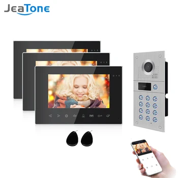 Jeatone Wirless WIfi Video Door phone Wired Door Intercom for Home Video Intercom Support Motion Detect Record Door Camera
Jeatone Wirless WIfi Video Door phone Wired Door Intercom for Home Video Intercom Support Motion Detect Record Door Camera