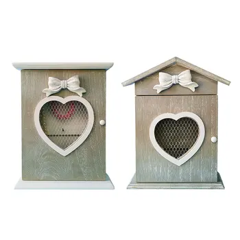 1pc Wooden Key Storage Cabinet Key Holder Box with Hanging Hooks Letter Rack Keychain Home Decor 
1pc Wooden Key Storage Cabinet Key Holder Box with Hanging Hooks Letter Rack Keychain Home Decor