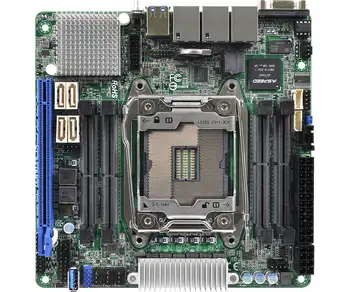 Yongqing epc612d4i server itx main board 2011-3 interface minenas server main board ASRock 
Yongqing epc612d4i server itx main board 2011-3 interface minenas server main board ASRock
