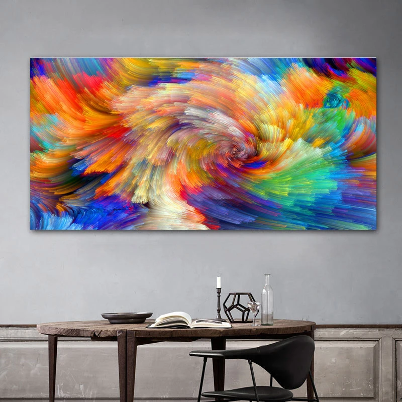 Canvas Painting Rainbow Color Splash on Canvas Wall Pictures for Living Room Posters and Prints Modern Art Decor Home Decor
Canvas Painting Rainbow Color Splash on Canvas Wall Pictures for Living Room Posters and Prints Modern Art Decor Home Decor