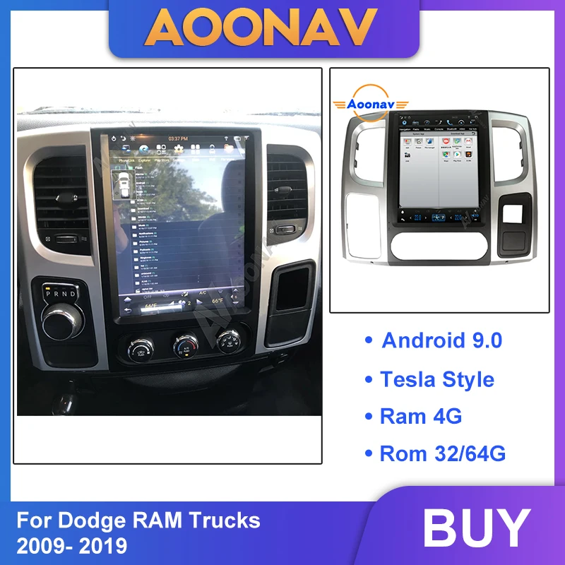 Автомагнитола 2 din на Android автомагнитола HD мультимедийный плеер для Dodge RAM 1500 2009- 2019