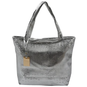 Shoulder Bags Hot Casual Crocodile Women Big Tote Bag Ladies Handbags Bags For Women(Silver)
Shoulder Bags Hot Casual Crocodile Women Big Tote Bag Ladies Handbags Bags For Women(Silver)