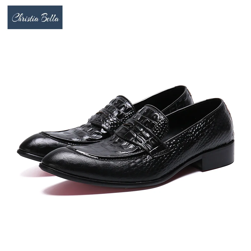 Christia Bella Fashion Simplicity Genuine Leather Men Business Shoes Large Size Slip On Roud Toe Formal Dress Men Flats Shoes
Christia Bella Fashion Simplicity Genuine Leather Men Business Shoes Large Size Slip On Roud Toe Formal Dress Men Flats Shoes