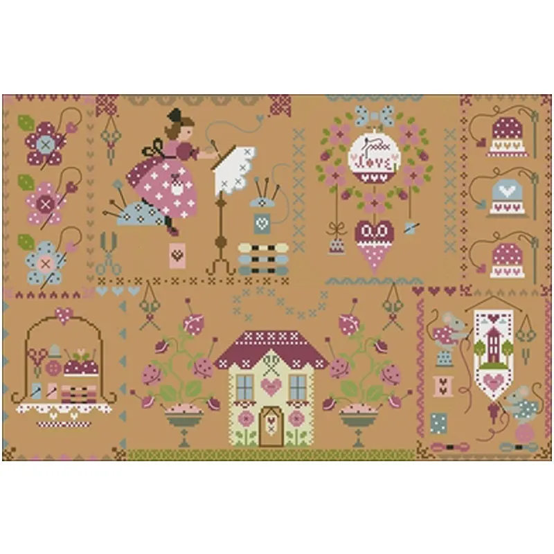 Quilt girl patterns Counted Cross Stitch 11CT 14CT DIY Chinese Cross Stitch Kits Embroidery Needlework Sets home decor 
Quilt girl patterns Counted Cross Stitch 11CT 14CT DIY Chinese Cross Stitch Kits Embroidery Needlework Sets home decor