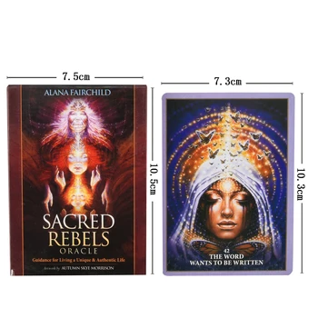 Sacred Rebels Oracle Deck Tarot Deck Cards Game Green Witch Tarot Table Card Board Games Party Playing Cards Deck Family Games 
Sacred Rebels Oracle Deck Tarot Deck Cards Game Green Witch Tarot Table Card Board Games Party Playing Cards Deck Family Games