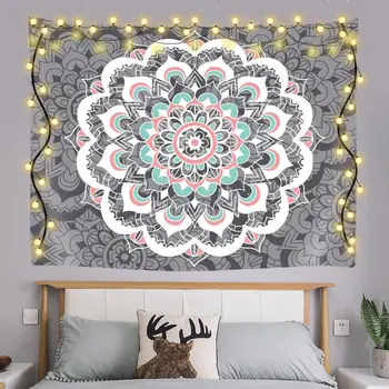 Tapestry Wall Hangings With Star lighting Black and White Hippie Mandala Boho Bedspread Art Collage Dorm Beach Bohemian Curtain
Tapestry Wall Hangings With Star lighting Black and White Hippie Mandala Boho Bedspread Art Collage Dorm Beach Bohemian Curtain