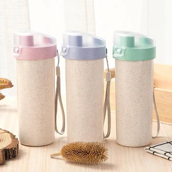 1Pc Portable Cup Of Wheat Straw Water Cup With Lid Sports Cup Wheat Fragrant Cup Leak-Proof Plastic Water Cup 
1Pc Portable Cup Of Wheat Straw Water Cup With Lid Sports Cup Wheat Fragrant Cup Leak-Proof Plastic Water Cup