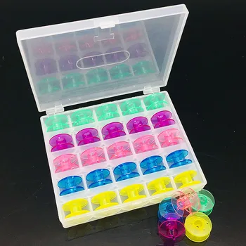 25Pcs multicolor Plastic Bobbins Shuttle Core Box Sewing Machine Spools Empty Storage Home Sewing Needlework Tool Accessories
25Pcs multicolor Plastic Bobbins Shuttle Core Box Sewing Machine Spools Empty Storage Home Sewing Needlework Tool Accessories