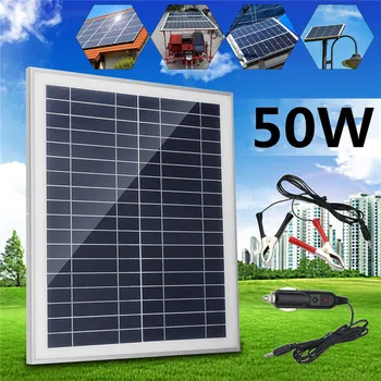 50W 12V Solar Panel Double USB With metal border silicon Portable Solar Panel with Car Charger Crocodile clip ect for Camping
50W 12V Solar Panel Double USB With metal border silicon Portable Solar Panel with Car Charger Crocodile clip ect for Camping