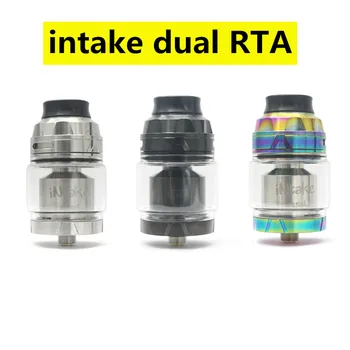 Vapesoo Style Augvape Intake Dual RTA Tank Vape 26mm 5.8ml 4.2ml Electronic Cigarette Atomizer For 510 Thread Box Mod
Vapesoo Style Augvape Intake Dual RTA Tank Vape 26mm 5.8ml 4.2ml Electronic Cigarette Atomizer For 510 Thread Box Mod
