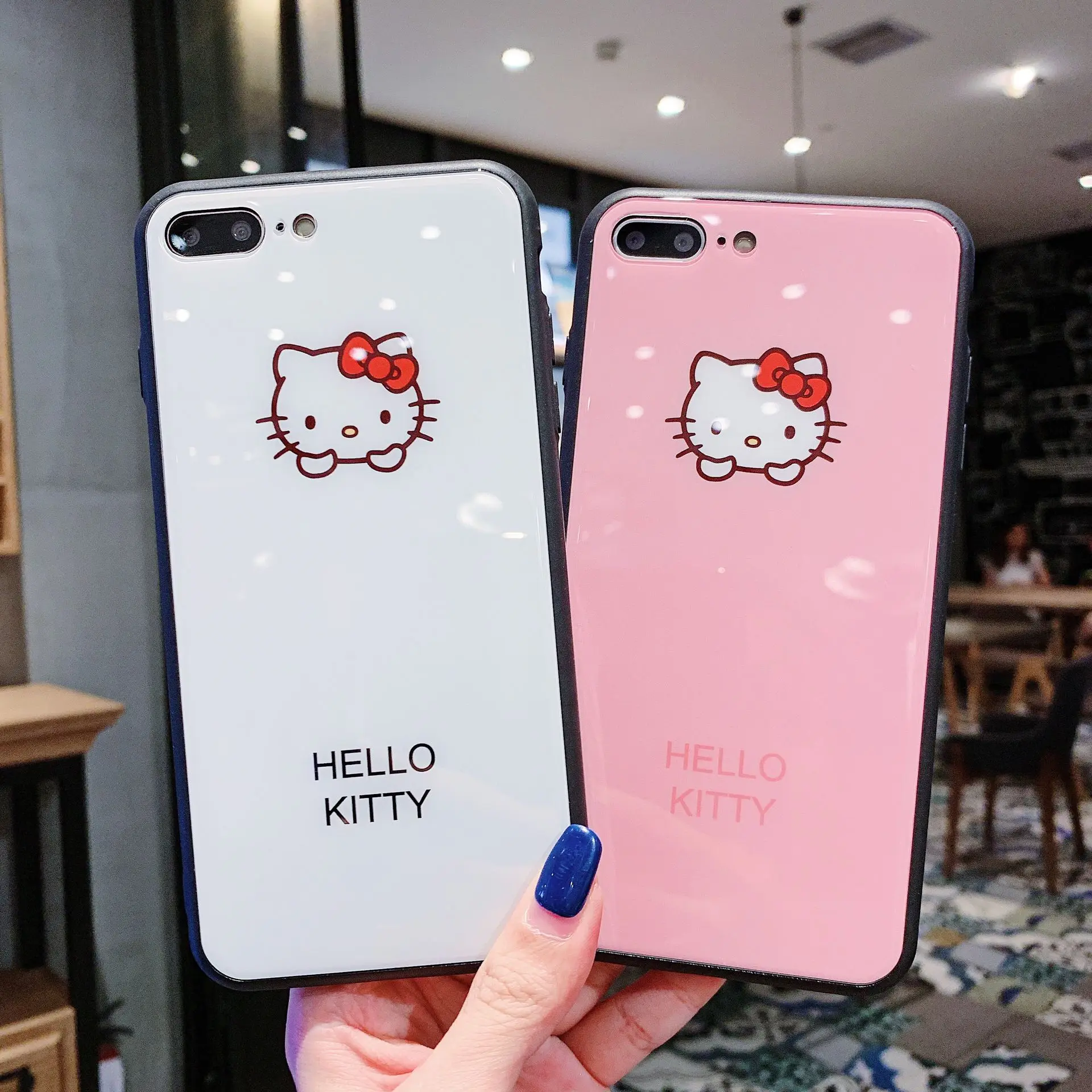 For iphone X XR XS MAX Case Cover With Screen Ward For iphone 6S 6 7 8 Plus Hello Kitty 1:1 Original Tempered Glass Phone Case
For iphone X XR XS MAX Case Cover With Screen Ward For iphone 6S 6 7 8 Plus Hello Kitty 1:1 Original Tempered Glass Phone Case