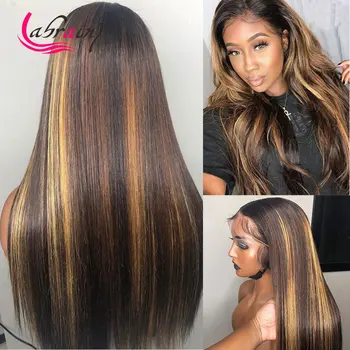 HD Transparent 13X6 Lace Frontal Human Hair Wigs Lace Front Pre Plucked Highlight Honey Blonde Wigs Straight Bleached Knots
HD Transparent 13X6 Lace Frontal Human Hair Wigs Lace Front Pre Plucked Highlight Honey Blonde Wigs Straight Bleached Knots