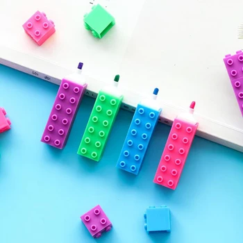 6 Pcs/set Kawaii Building Blocks Highlighter Pens Student Learning Graffiti Drawing Art Marker Pen School Office Stationery
6 Pcs/set Kawaii Building Blocks Highlighter Pens Student Learning Graffiti Drawing Art Marker Pen School Office Stationery