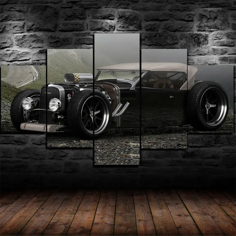 No Framed Canvas 5Pcs Hot Rod Vintage Classic Car Wall Art Posters Pictures Home Decor Paintings Decorations
No Framed Canvas 5Pcs Hot Rod Vintage Classic Car Wall Art Posters Pictures Home Decor Paintings Decorations