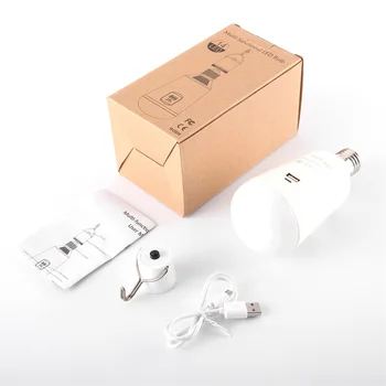 Multifunctional Solar LED Bulb Lamp Portable 7W LED Bulb E27 Emergency LED Lamp DC 5V 2600mA with Battery Power Bank
Multifunctional Solar LED Bulb Lamp Portable 7W LED Bulb E27 Emergency LED Lamp DC 5V 2600mA with Battery Power Bank