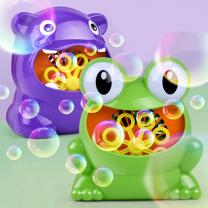Frog Automatic Bubble Machine Water Balloons Soap Maker Cartoon Animal Automatic Bubble Machine Blower Maker Kids Outdoor Toys
Frog Automatic Bubble Machine Water Balloons Soap Maker Cartoon Animal Automatic Bubble Machine Blower Maker Kids Outdoor Toys