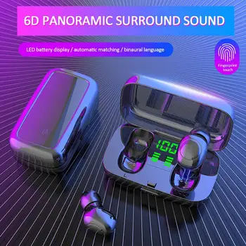 BEESCLOVER XG23 Wireless Earphone Bluetooth 5.0 LED Display Touch Control HiFi Sound Sport Earphone Stereo In-ear Earbuds r60 
BEESCLOVER XG23 Wireless Earphone Bluetooth 5.0 LED Display Touch Control HiFi Sound Sport Earphone Stereo In-ear Earbuds r60