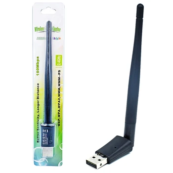 Hot Sale USB Wifi Adpater Wireless Receiver Transmitter Antenna Net Card For PC Desktop Computer 
Hot Sale USB Wifi Adpater Wireless Receiver Transmitter Antenna Net Card For PC Desktop Computer