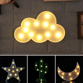 1PC LED 3D Light Night Light Cute Cloud Star Moon Kids Table Lamp Children Bedroom Home Decoration Indoor Lighting Kids Gift
1PC LED 3D Light Night Light Cute Cloud Star Moon Kids Table Lamp Children Bedroom Home Decoration Indoor Lighting Kids Gift