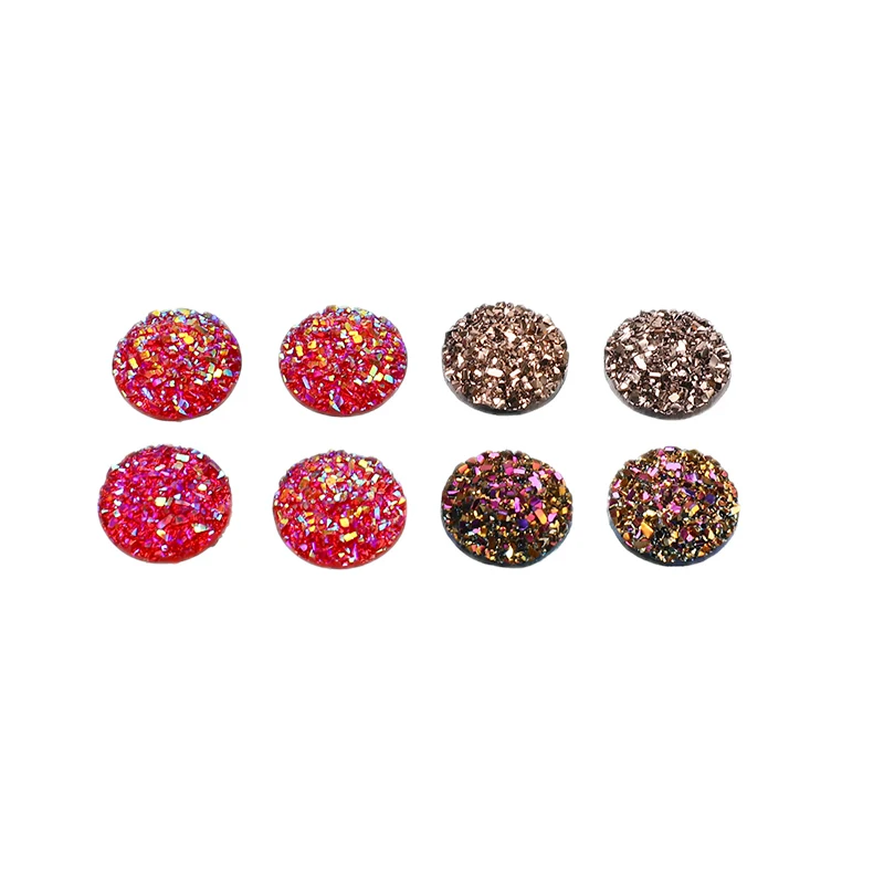 100pcs/set 12mm Mixed Color Resin Cabochon Flat Back Cameo Cabochon Fit For Earring Pendant Base Components DIY Jewelry Making
100pcs/set 12mm Mixed Color Resin Cabochon Flat Back Cameo Cabochon Fit For Earring Pendant Base Components DIY Jewelry Making