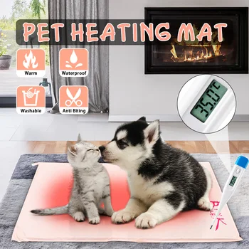 S/M/L 20W Dog Cat Electric Heat Pad Temperature Adjustable Pet Bed Blanket Puppy Bunny Heater Mat Autumn Winter Cushion
S/M/L 20W Dog Cat Electric Heat Pad Temperature Adjustable Pet Bed Blanket Puppy Bunny Heater Mat Autumn Winter Cushion