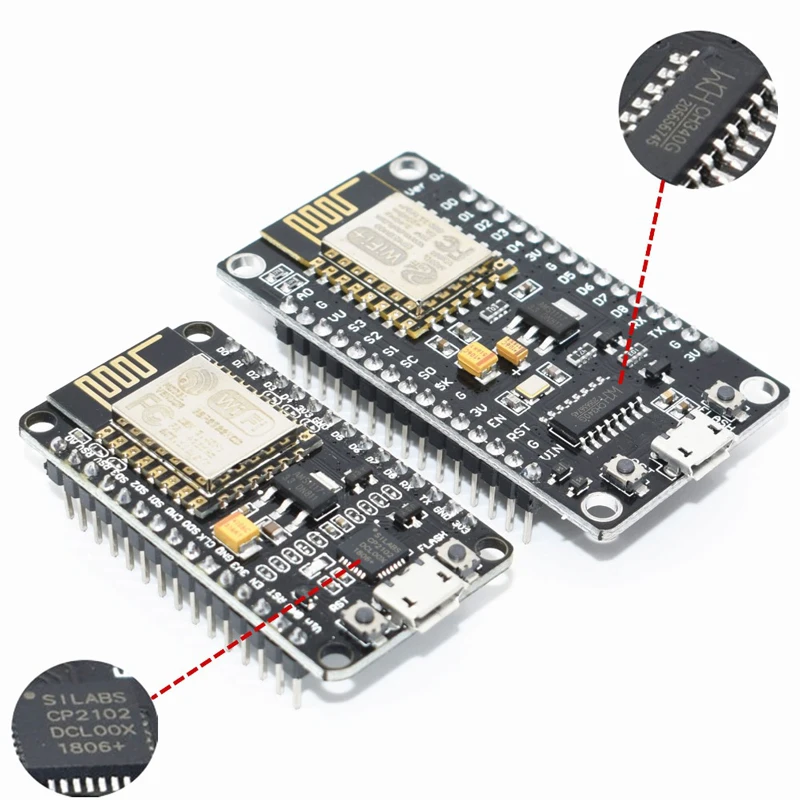 Беспроводной модуль CP2102/CH340G NodeMcu Lua WIFI Интернет вещей макетная плата ESP8266 ESP-12E с