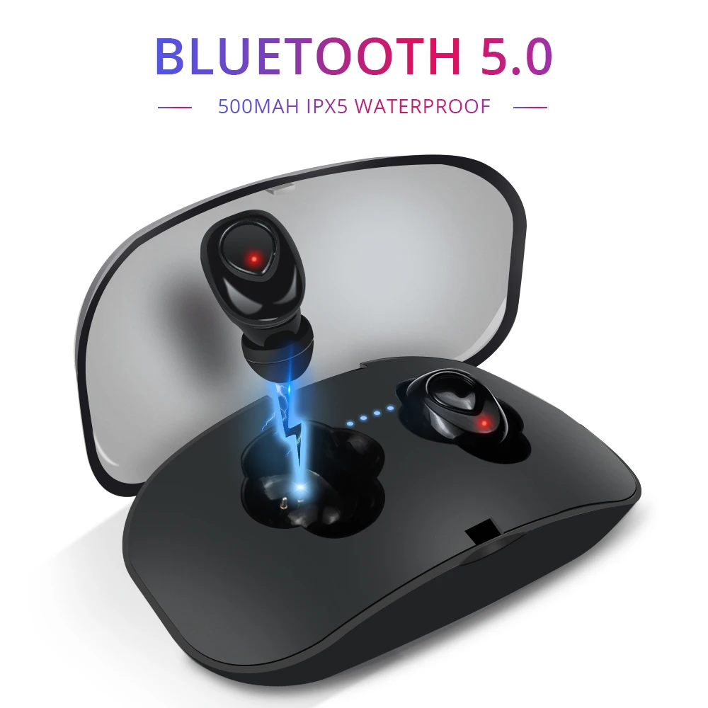 Mini True Wireless Headphones Bluetooth 5.0 EDR Earphones TWS Sports Headset With Mic X18S Stereo Wireless Bluetooth Earphone
Mini True Wireless Headphones Bluetooth 5.0 EDR Earphones TWS Sports Headset With Mic X18S Stereo Wireless Bluetooth Earphone