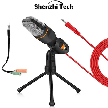 PC Condenser Microphone with Stand Professional 3.5mm Jack Recording USB Microphone for Video Recording Studio Streaming
PC Condenser Microphone with Stand Professional 3.5mm Jack Recording USB Microphone for Video Recording Studio Streaming