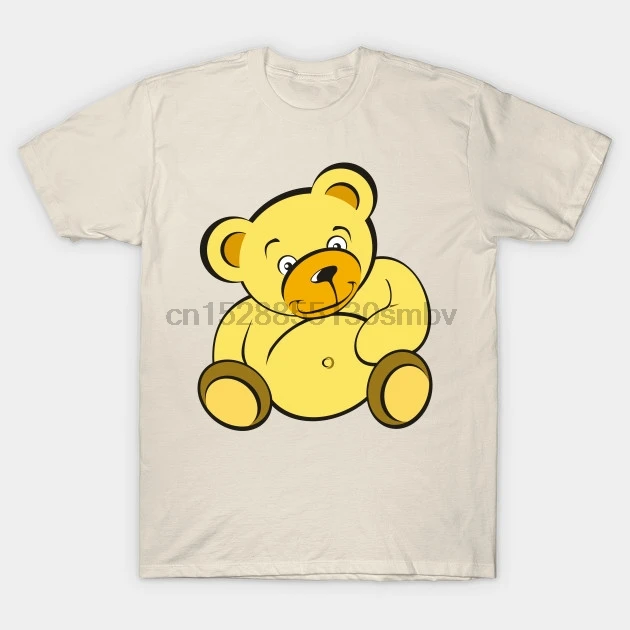Мужская футболка плюшевый медведь мультяшный мишка мультяшная wo тройники топ |
