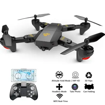 Foldable Drone with 720P HD Wide Angle Camera, WiFi FPV Live Video RC Quadcopter - Altitude Hold, Headless Mode, One Key Take Of
Foldable Drone with 720P HD Wide Angle Camera, WiFi FPV Live Video RC Quadcopter - Altitude Hold, Headless Mode, One Key Take Of