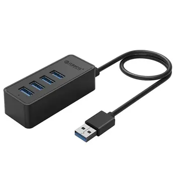 ORICO 4 Port USB3.0 Desktop HUB Support OTG Function Attach Design USB3.0 HUB Reserved MicroB Power Supply Port-B 
ORICO 4 Port USB3.0 Desktop HUB Support OTG Function Attach Design USB3.0 HUB Reserved MicroB Power Supply Port-B