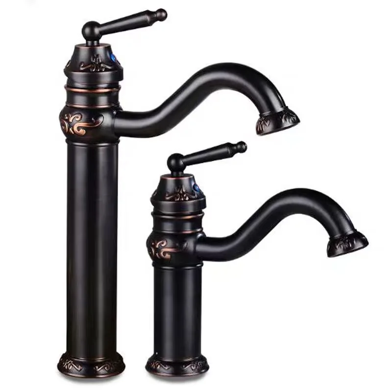 European style carved black basin faucets for bathroom full copper vintage Cold/Hot Mixer Basin Sink Tap 360 degree rotary
European style carved black basin faucets for bathroom full copper vintage Cold/Hot Mixer Basin Sink Tap 360 degree rotary
