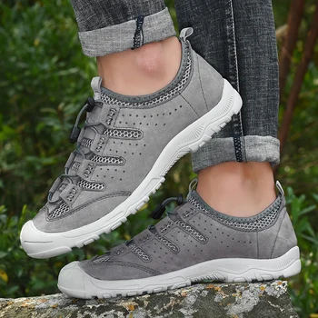 Summer Mens Sandals outdoor Beach Leather + mesh Sandals for Men breathable Gladiator Sandals Outdoor Sports Male Shoes
Summer Mens Sandals outdoor Beach Leather + mesh Sandals for Men breathable Gladiator Sandals Outdoor Sports Male Shoes