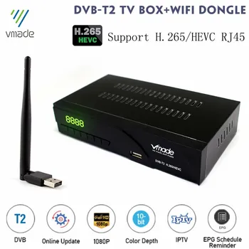 DVB-T2/T Built-in RJ45 Network HD 1080P H.265/HEVC Digital Terrestrial TV Receiver Support Youtube Dolby AC3 IPTV+USB WIFI
DVB-T2/T Built-in RJ45 Network HD 1080P H.265/HEVC Digital Terrestrial TV Receiver Support Youtube Dolby AC3 IPTV+USB WIFI