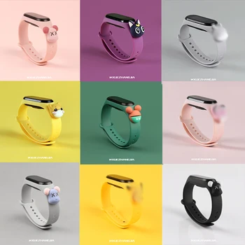 Cute miband 4 strap replacement silicone mi 4 band straps toy my band 3 strap for xiaomi miband 2/3/4 band accessorie
Cute miband 4 strap replacement silicone mi 4 band straps toy my band 3 strap for xiaomi miband 2/3/4 band accessorie