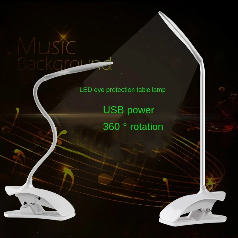 LED Desk Lamp USB Plug-in Clip Reading Eye Protection Learning Night Market Table Lamp College Dorm
LED Desk Lamp USB Plug-in Clip Reading Eye Protection Learning Night Market Table Lamp College Dorm