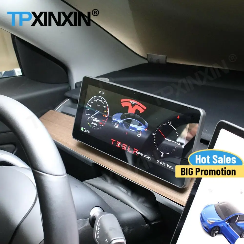 For Telsa Model 3 Universal Android Digital Dashboard Panel Virtual Instrument Cluster Support GPS Screen Center Speedometer
For Telsa Model 3 Universal Android Digital Dashboard Panel Virtual Instrument Cluster Support GPS Screen Center Speedometer