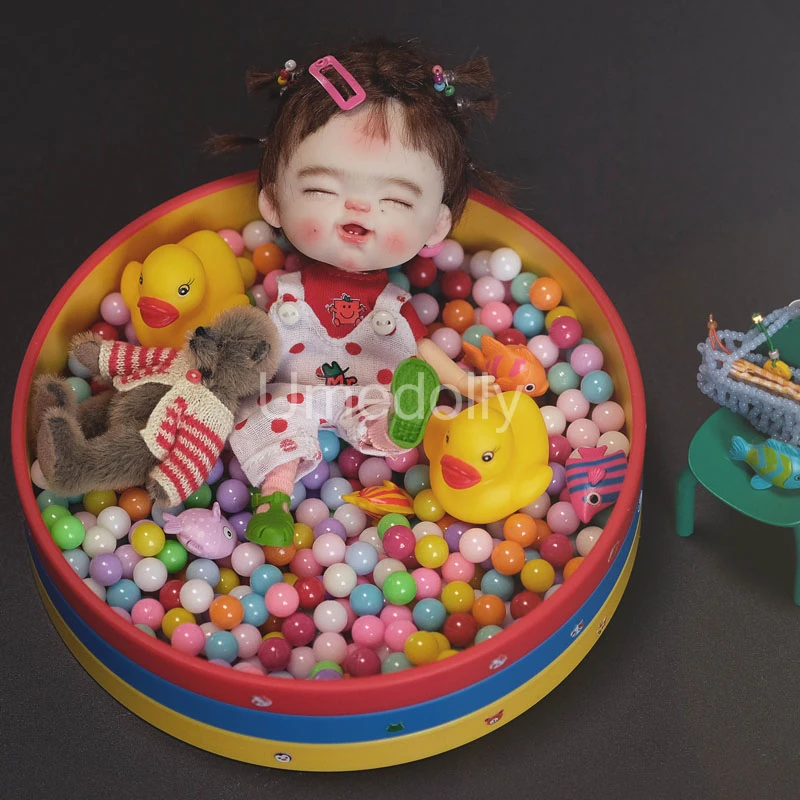 Фото Супермилая Миниатюрная игрушка для кукольного домика в масштабе 1/12 с цветным