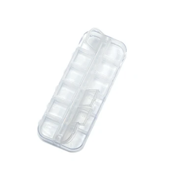 Multipurpose Portable Rectangular Earrings Plastic Transparent Jewelry Nail Art 12 Compartment Empty Storage Box
Multipurpose Portable Rectangular Earrings Plastic Transparent Jewelry Nail Art 12 Compartment Empty Storage Box