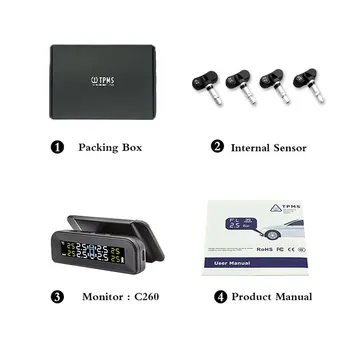 Consumption External Built-in General Wireless Intelligent Car Tire Monitoring System Air Pressure Detector
Consumption External Built-in General Wireless Intelligent Car Tire Monitoring System Air Pressure Detector