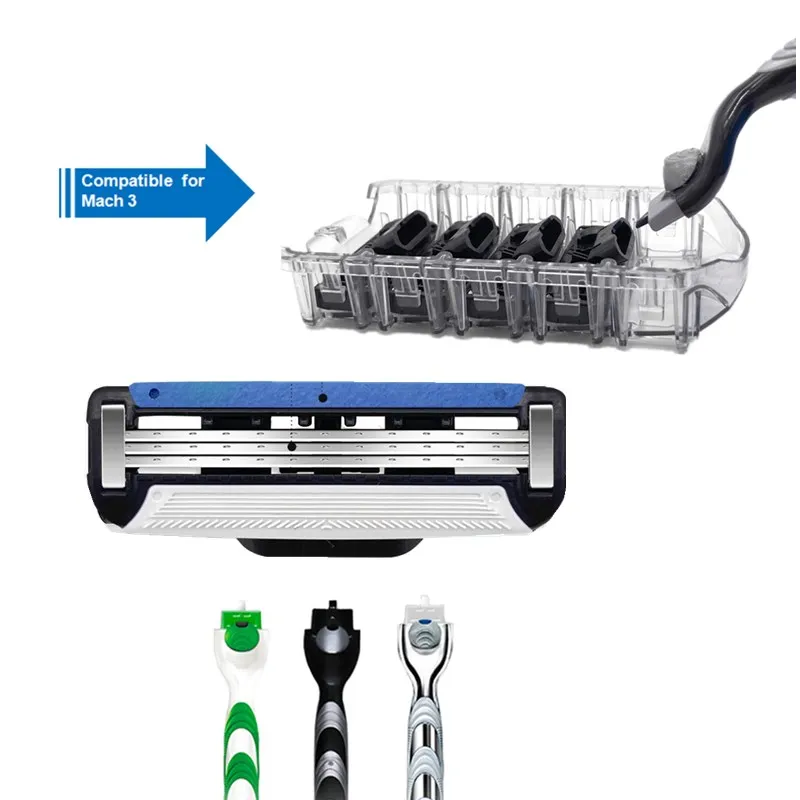 DDPGGL High Quality Razor Shaver For Men Machines Shaver USA 3 Layer Blade Compatible for Mach 3 Handle Shaving Blades
DDPGGL High Quality Razor Shaver For Men Machines Shaver USA 3 Layer Blade Compatible for Mach 3 Handle Shaving Blades