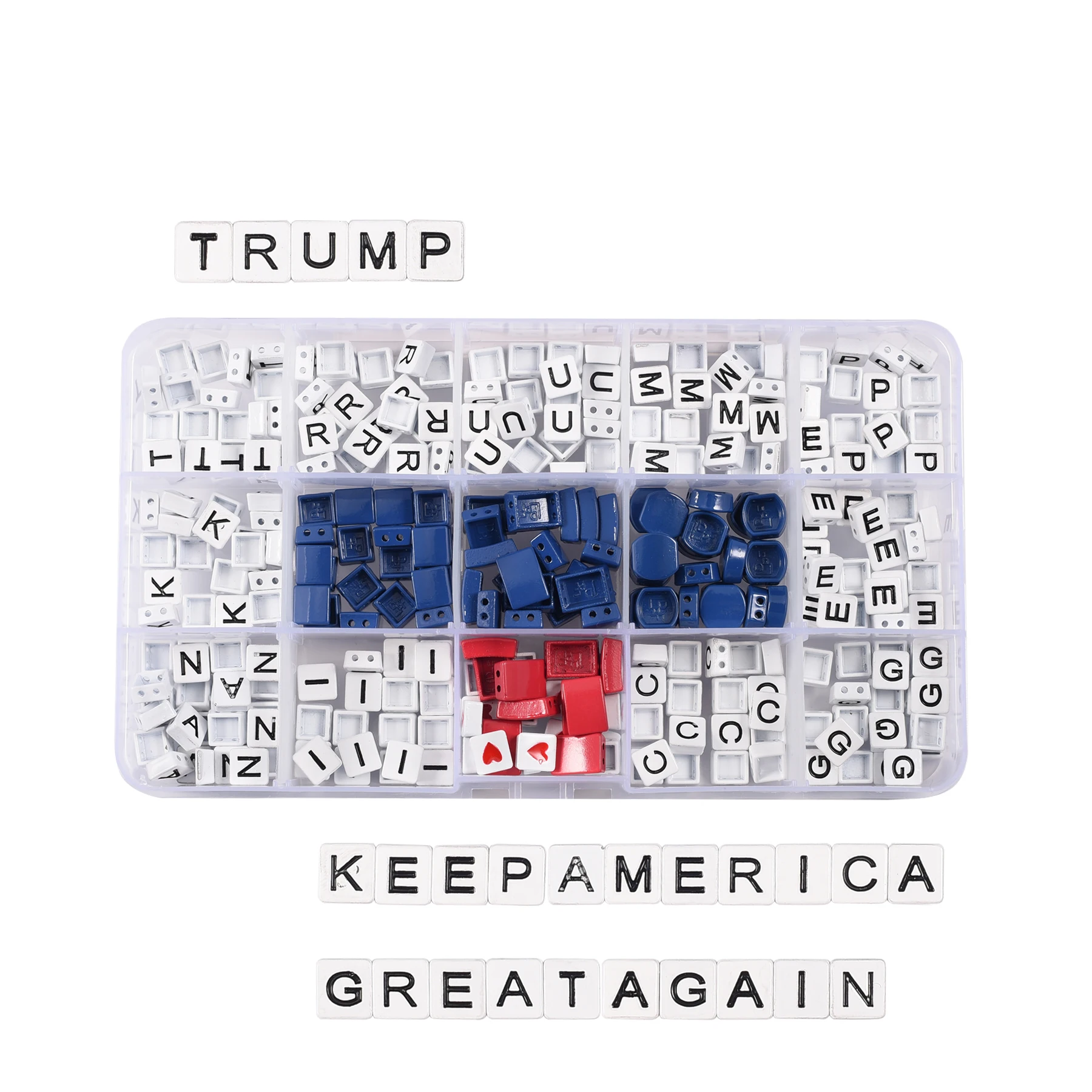 Enamel Tile Letterbeads Trump Keep America Great Metal Enamel Square Myuki Seed Beads Charm Beeds Jewelry Making Braclet Kit
Enamel Tile Letterbeads Trump Keep America Great Metal Enamel Square Myuki Seed Beads Charm Beeds Jewelry Making Braclet Kit
