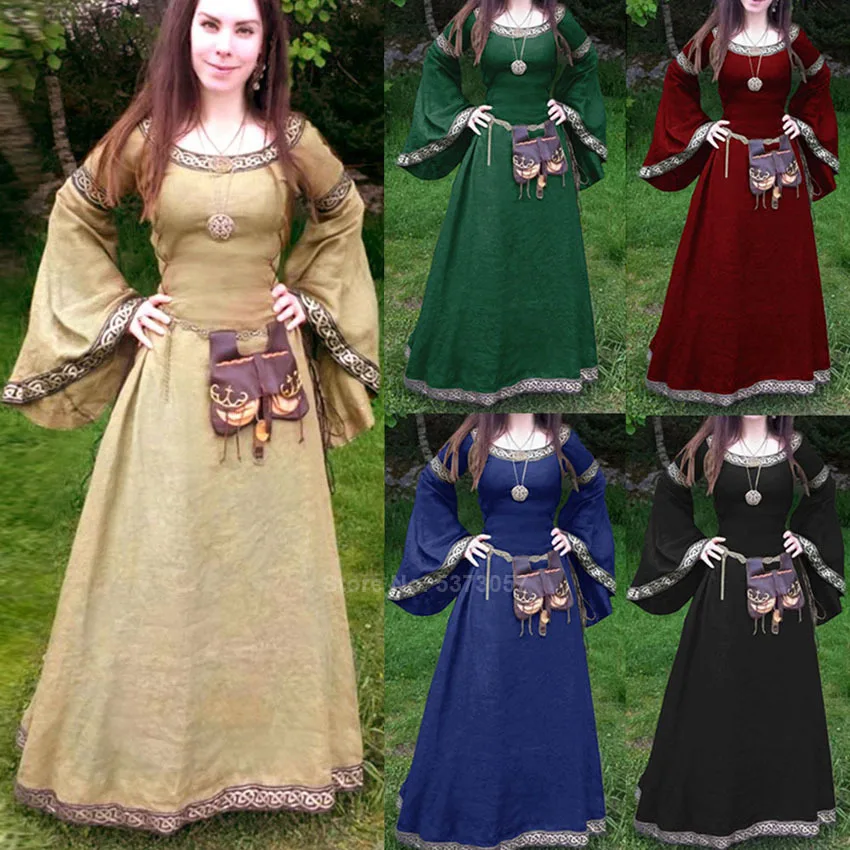 2022 Medieval Cosplay Cotume Dress for Women Stage Performance Renaissance Middle Ages Princess Embroidery Gown Plus Size S-5XL
2022 Medieval Cosplay Cotume Dress for Women Stage Performance Renaissance Middle Ages Princess Embroidery Gown Plus Size S-5XL