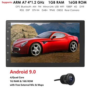 New Universal 2 Din 7" Car Multimedia Auto radio Touch screen Bluetooth GPS Stereo USB FM DVR TPMS OBD2 Free Backup Camera 
New Universal 2 Din 7" Car Multimedia Auto radio Touch screen Bluetooth GPS Stereo USB FM DVR TPMS OBD2 Free Backup Camera