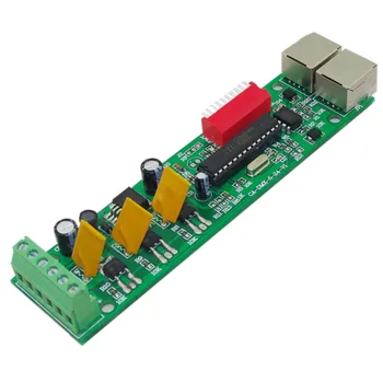 3 Channel DMX512 LED Decoder with RJ45 CA-DMX-BAN LED Controller for RGB LED Strip Lamp Light
3 Channel DMX512 LED Decoder with RJ45 CA-DMX-BAN LED Controller for RGB LED Strip Lamp Light